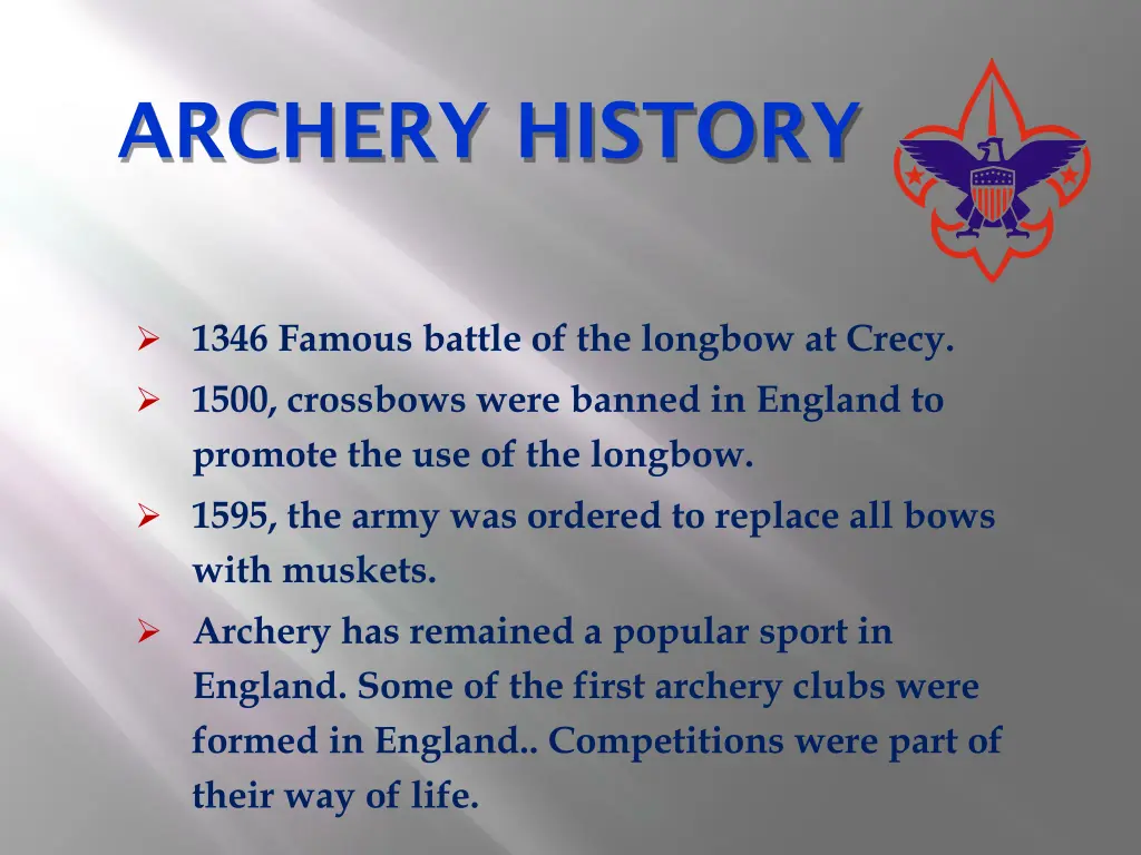 archery history 2