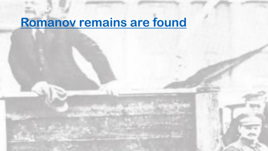 romanov remains are found