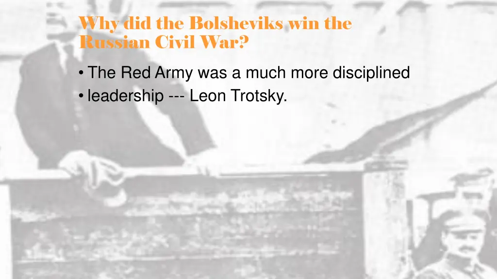 why did the bolsheviks win the russian civil war