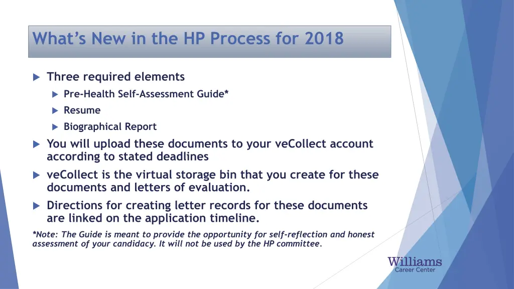 what s new in the hp process for 2018