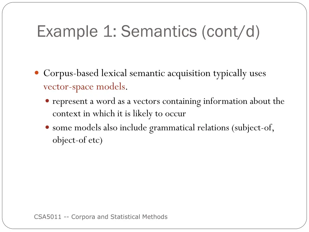 example 1 semantics cont d