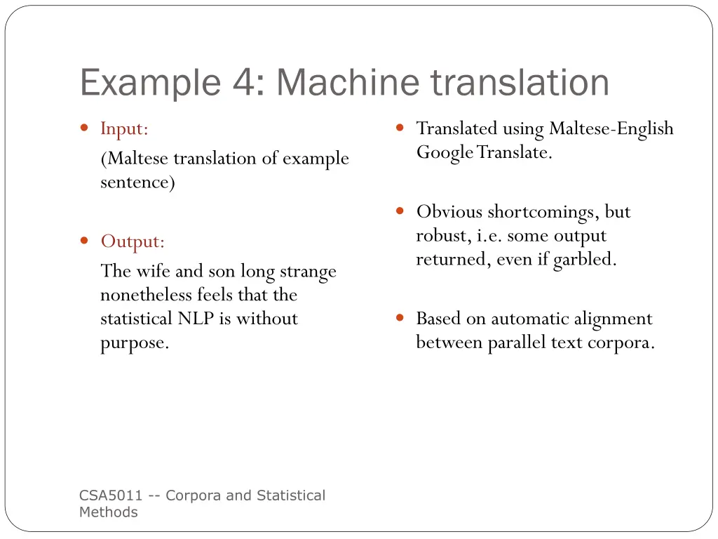 example 4 machine translation