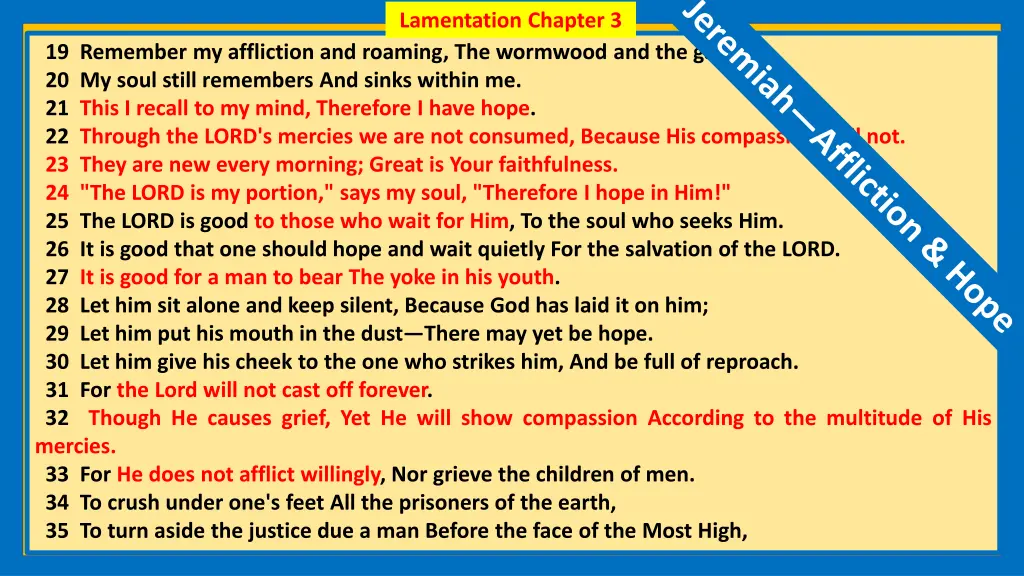 lamentation chapter 3 1