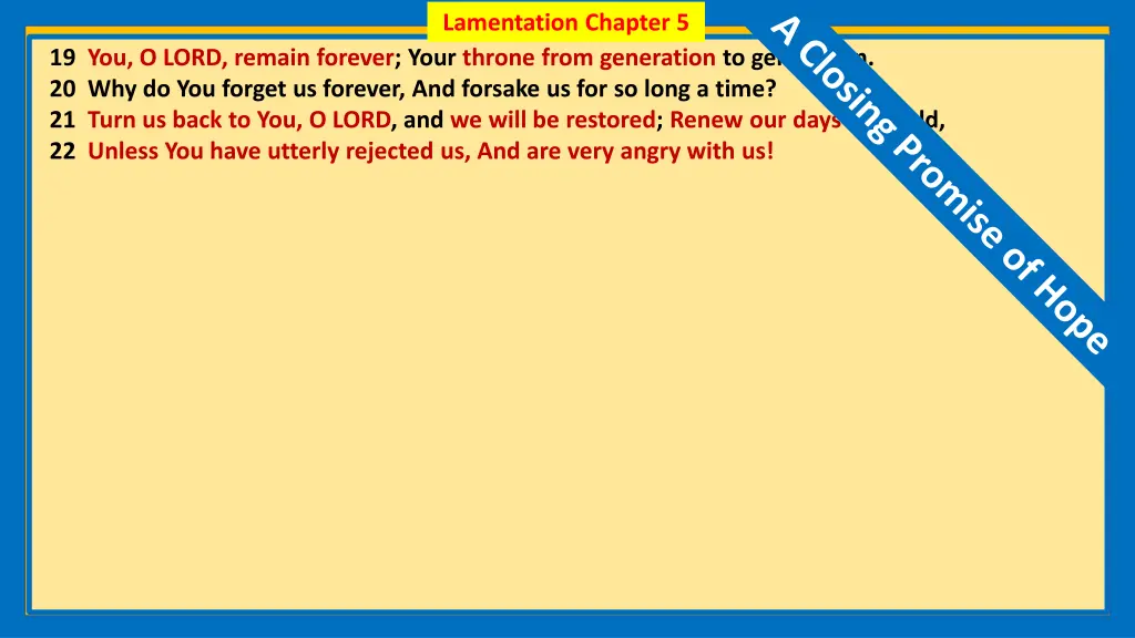 lamentation chapter 5 1