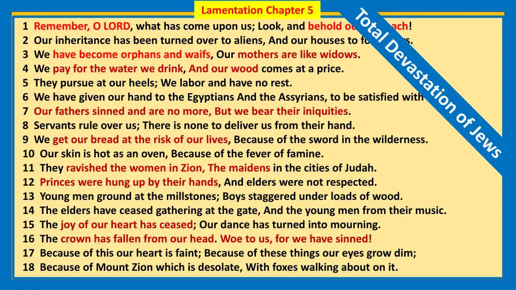 lamentation chapter 5