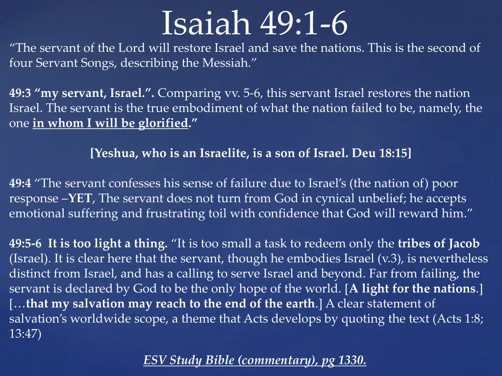 isaiah 49 1 6 2