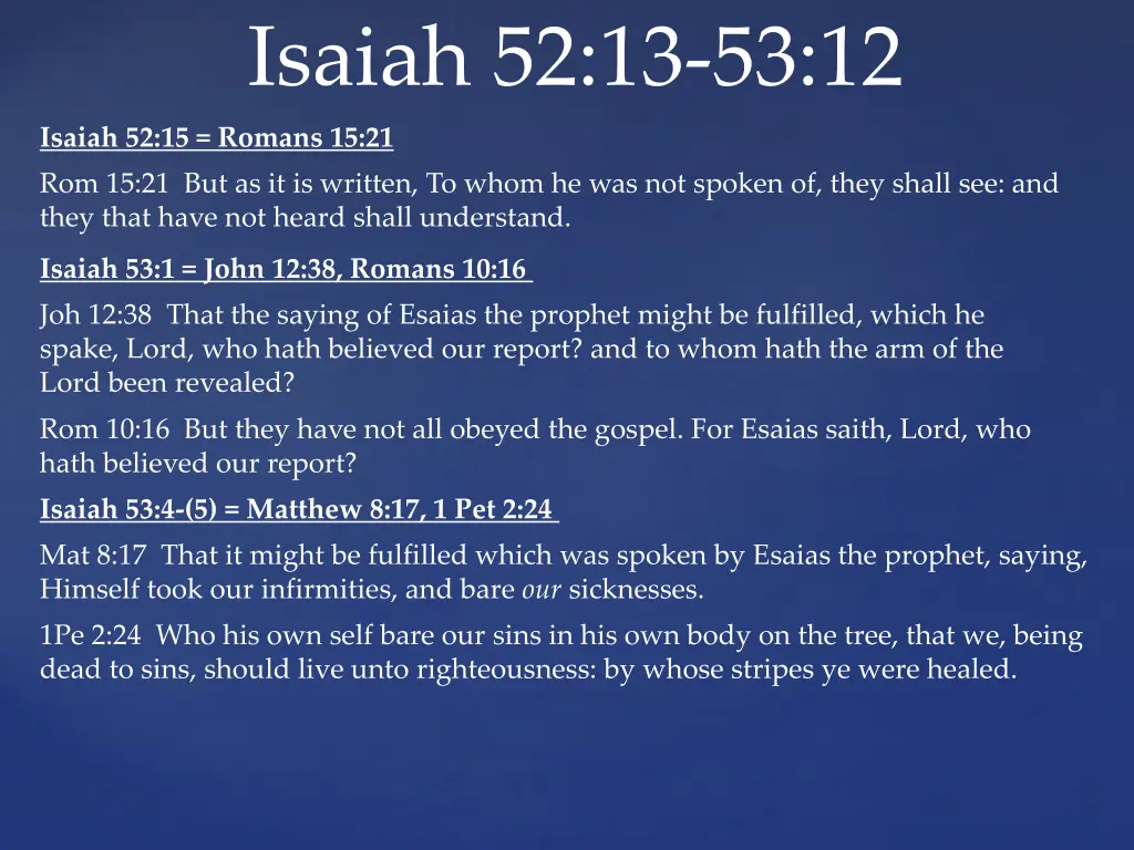 isaiah 52 13 53 12 2