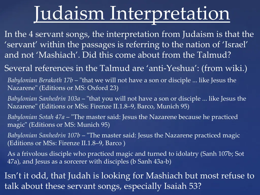 judaism interpretation