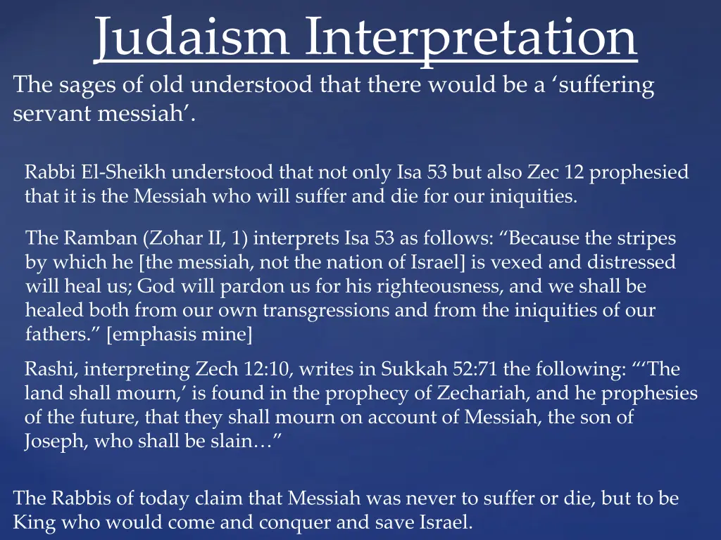 judaism interpretation the sages