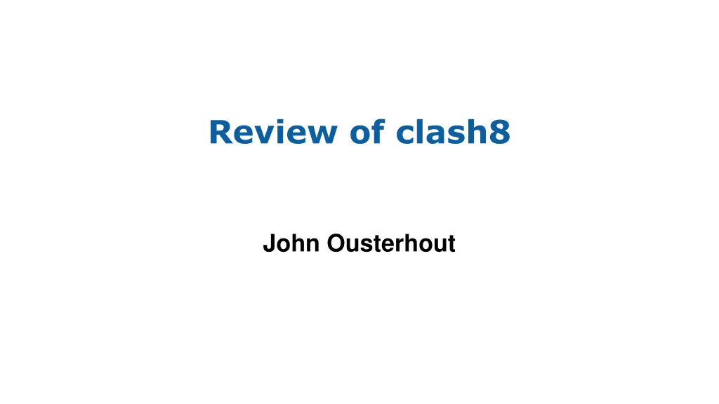 review of clash8