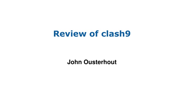 review of clash9