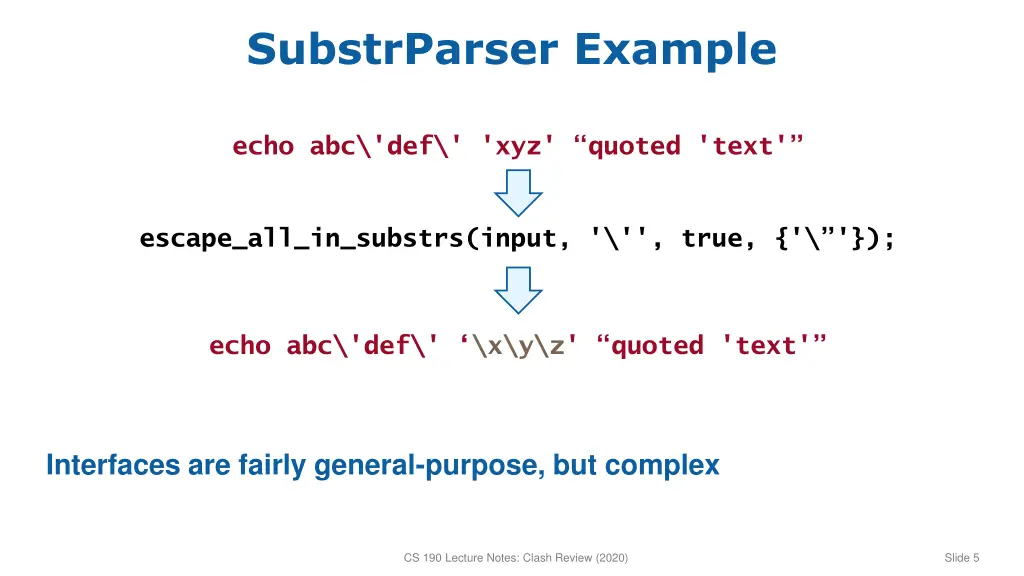 substrparser example