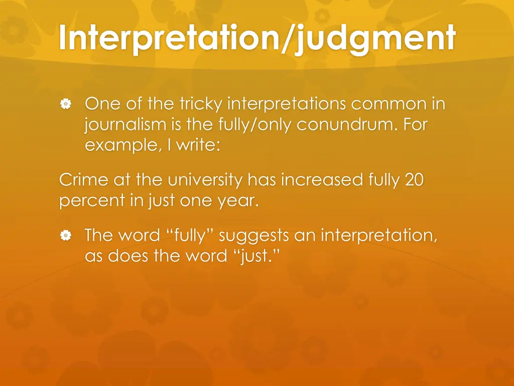 interpretation judgment 1