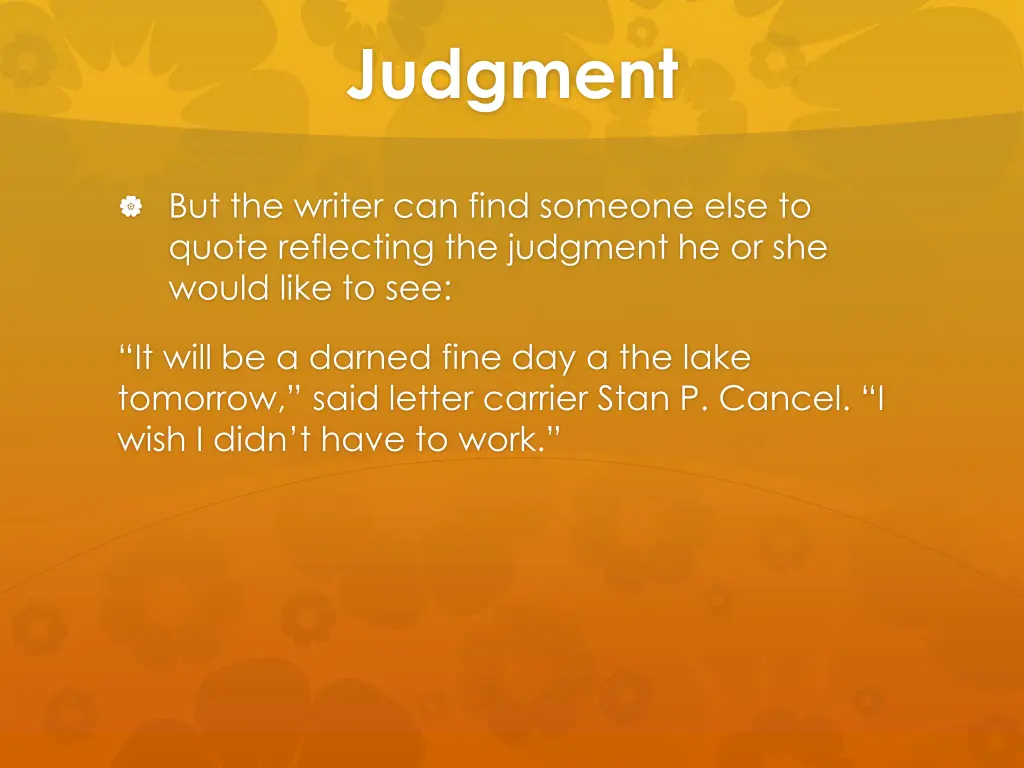 judgment 1