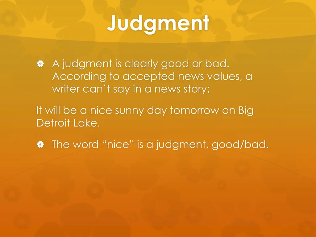 judgment