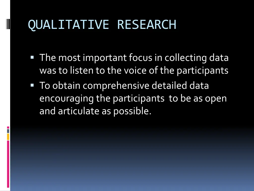 qualitative research