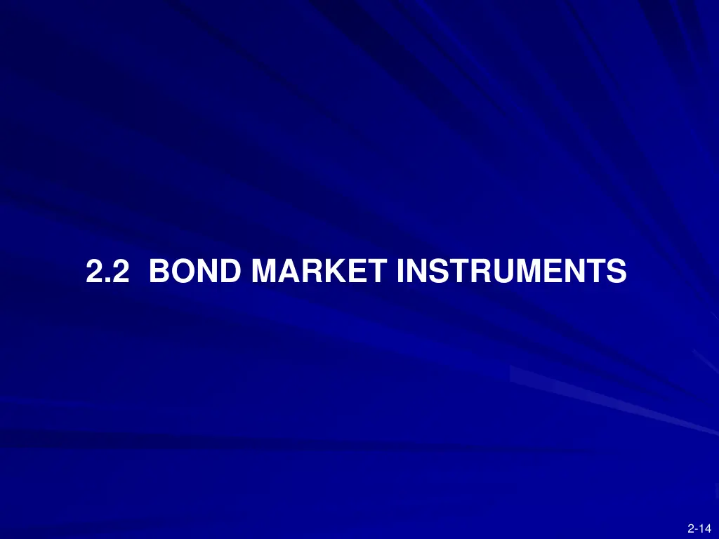 2 2 bond market instruments