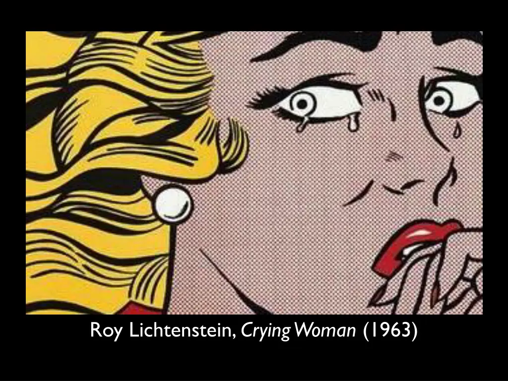 roy lichtenstein crying woman 1963