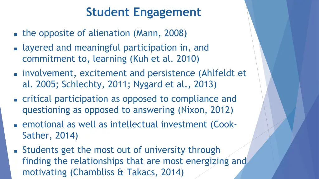 student engagement