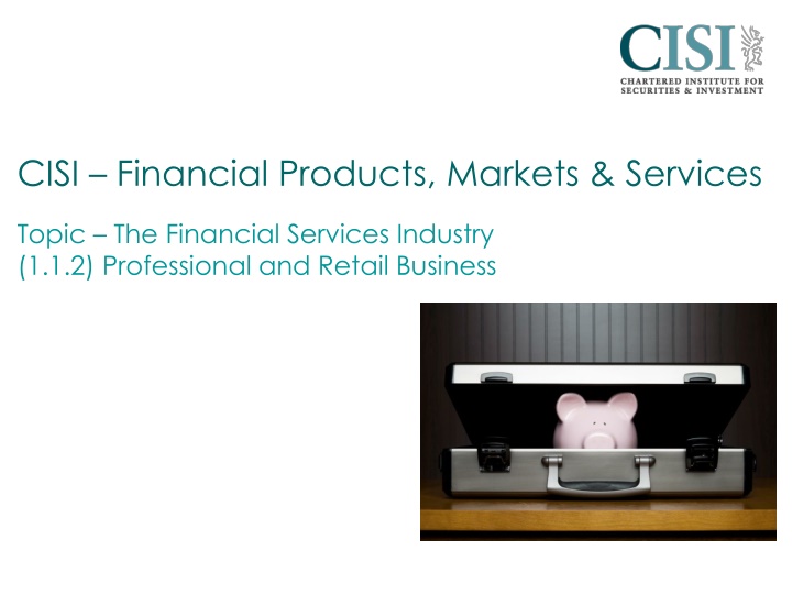 cisi financial products markets services