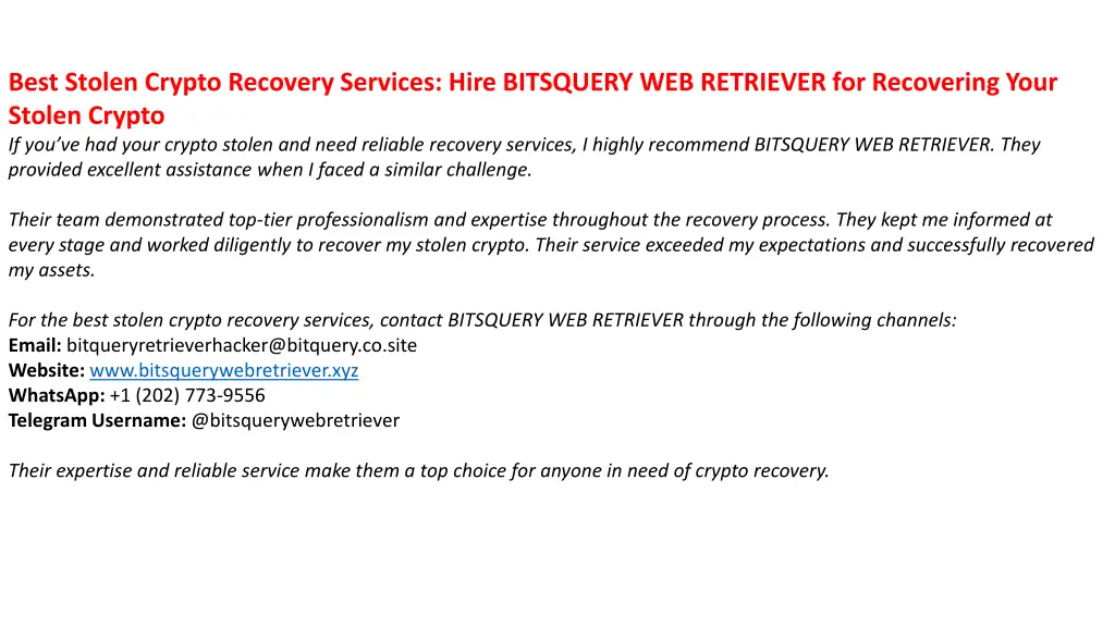 best stolen crypto recovery services hire 1