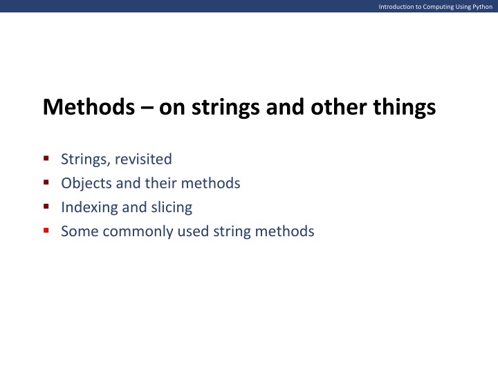 introduction to computing using python