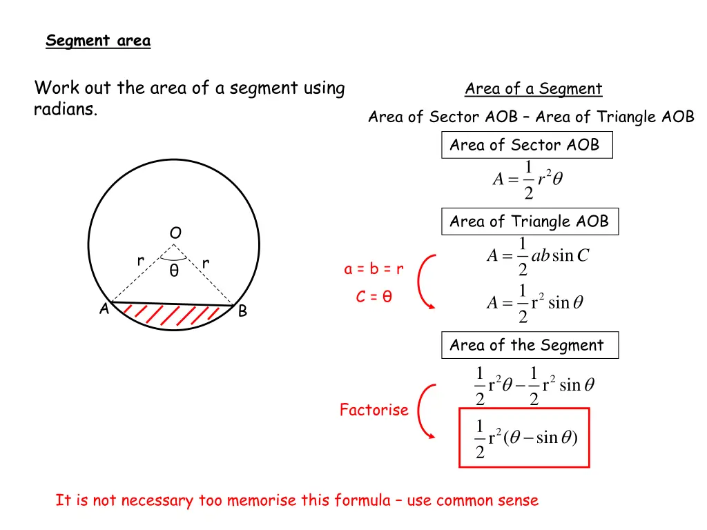 segment area