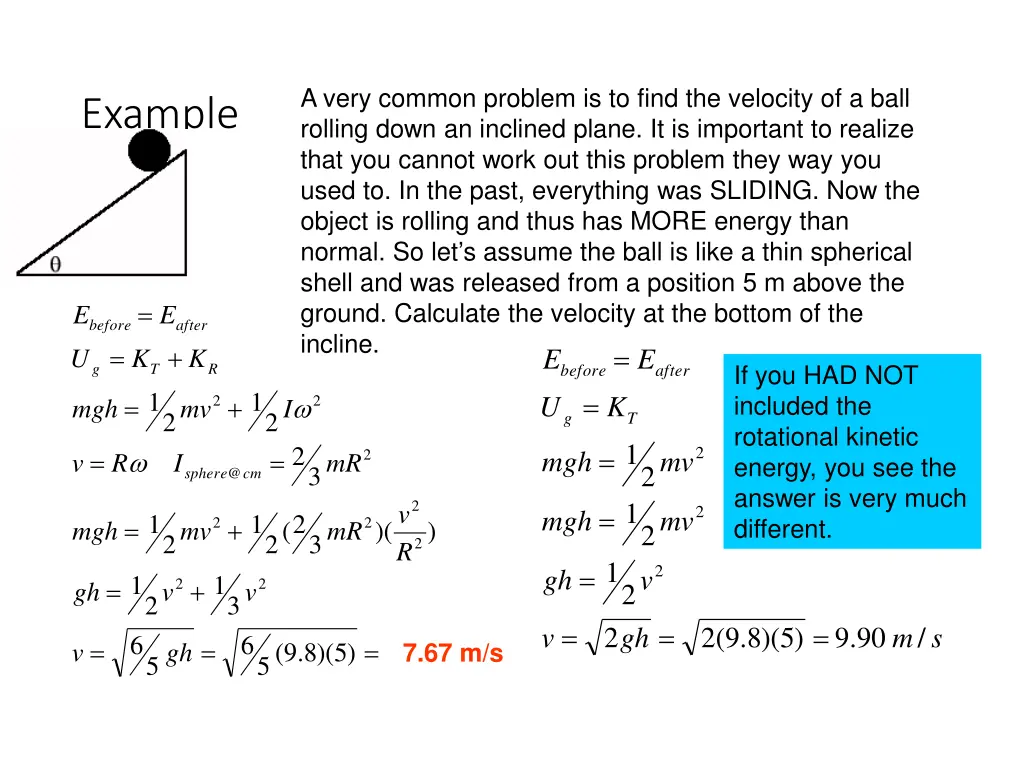 a very common problem is to find the velocity