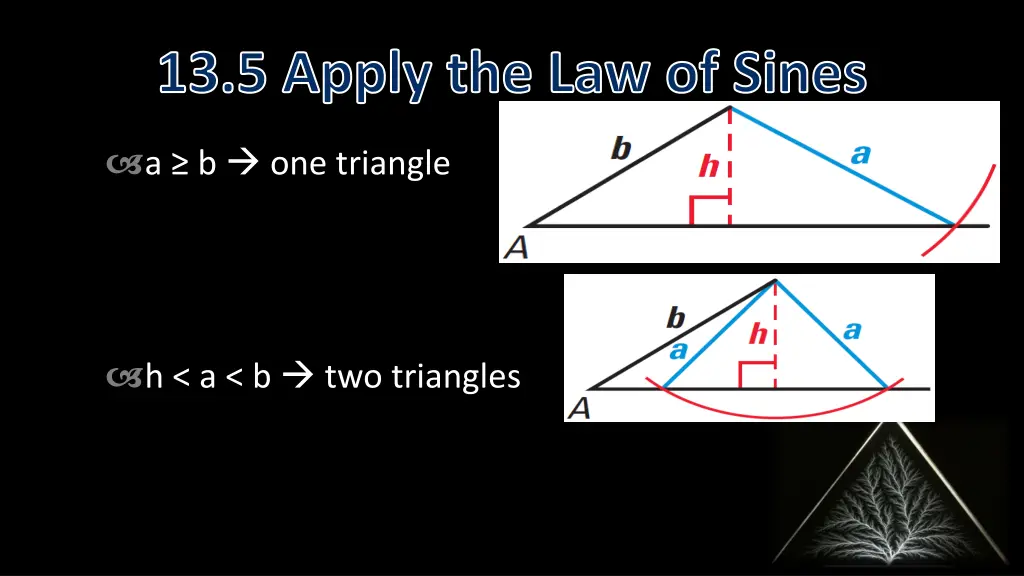 13 5 apply the law of sines 4