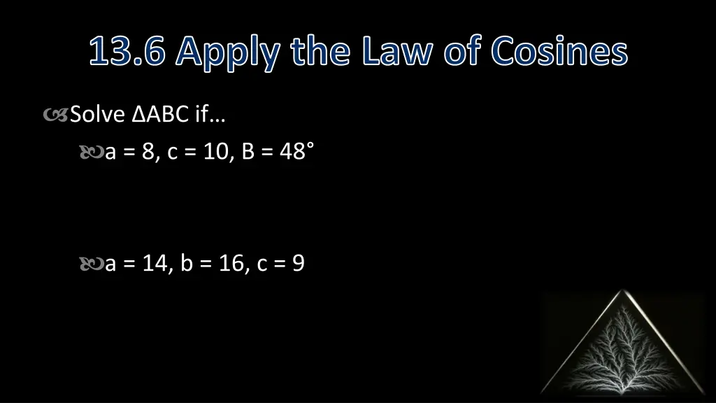 13 6 apply the law of cosines 1