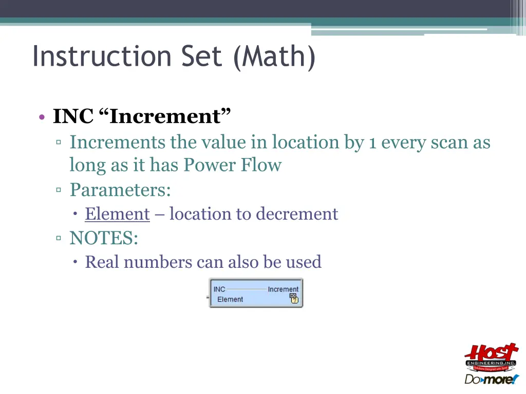 instruction set math 1