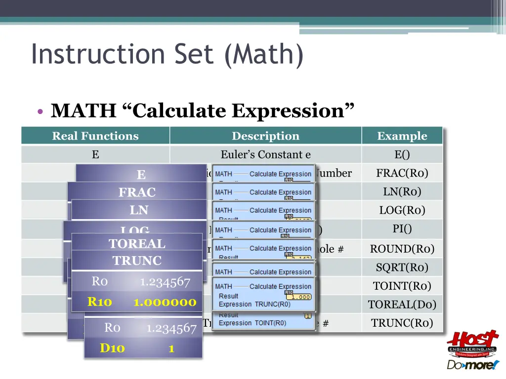 instruction set math 8