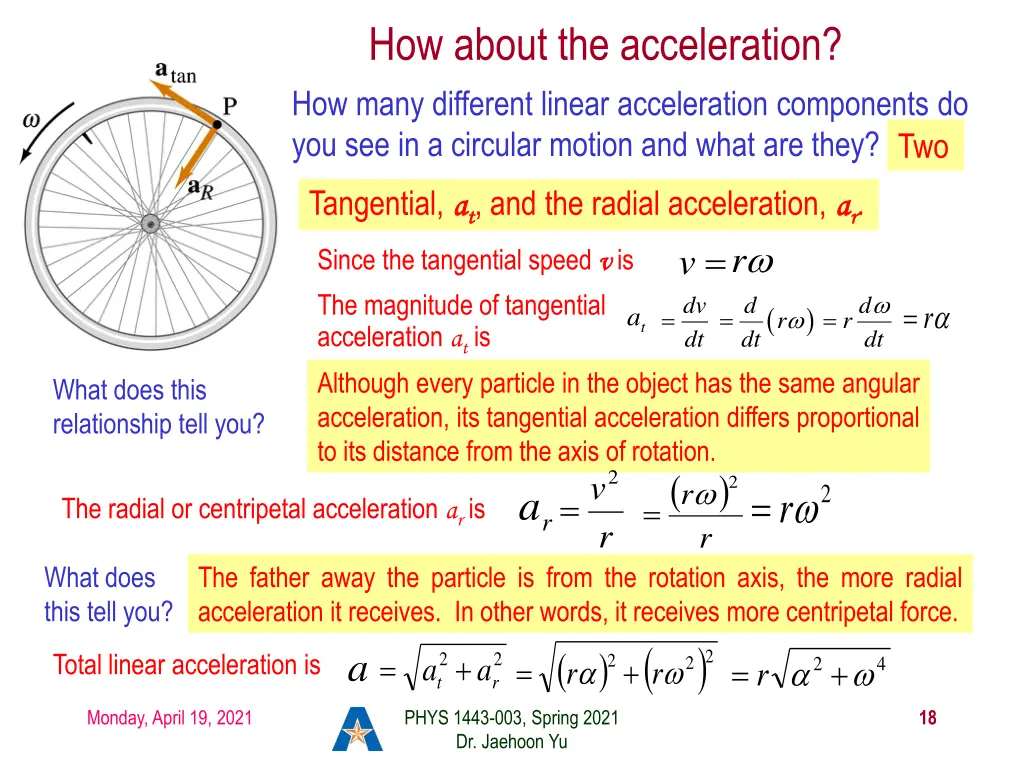 how about the acceleration how many different