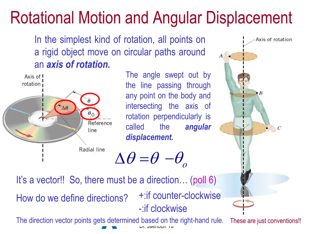 rotational motion and angular displacement