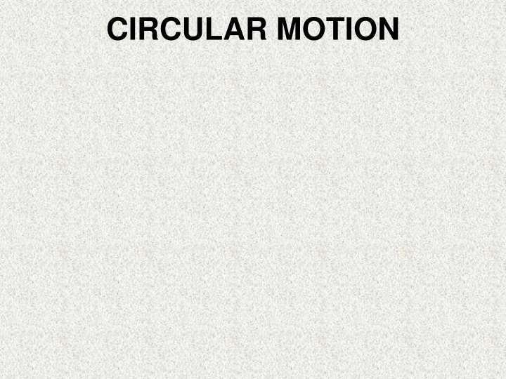 circular motion