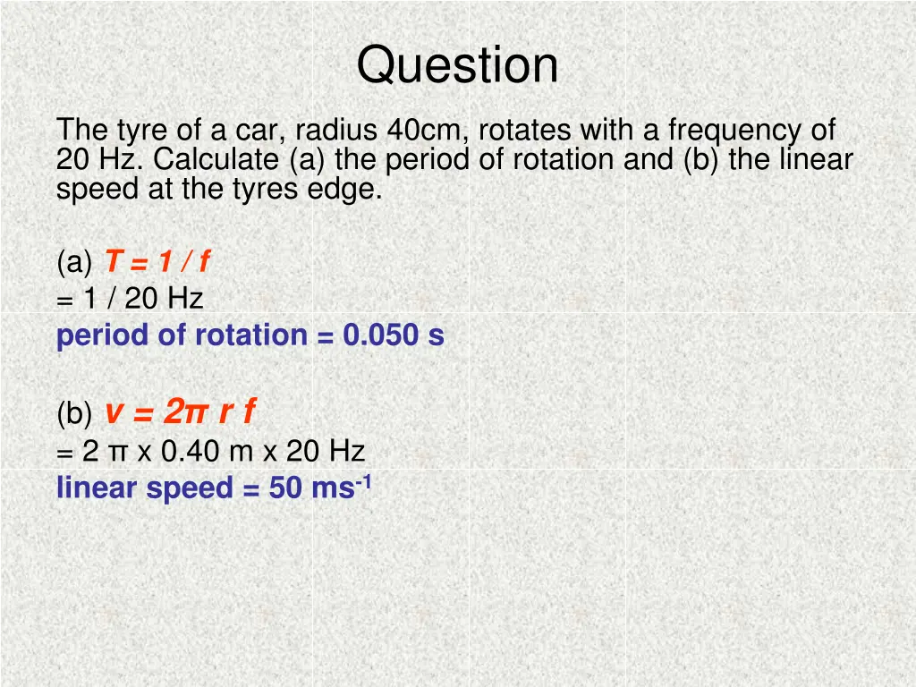 question 1