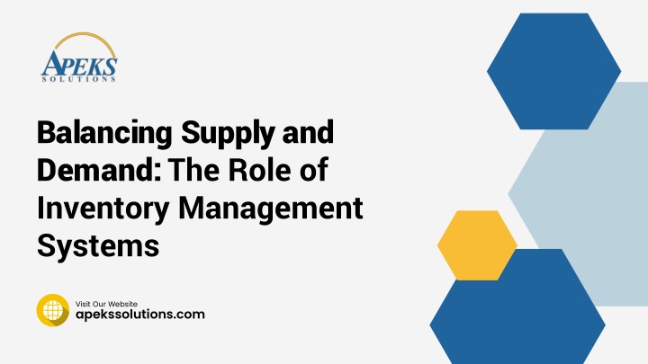 balancing supply and demand the role of inventory