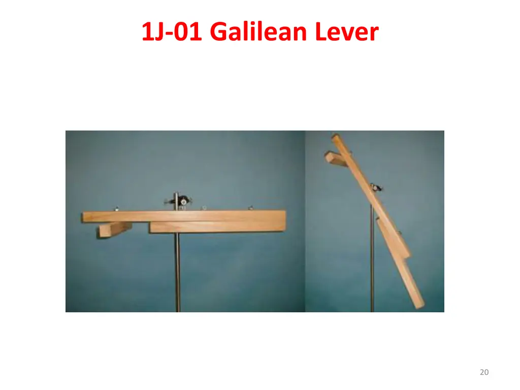 1j 01 galilean lever