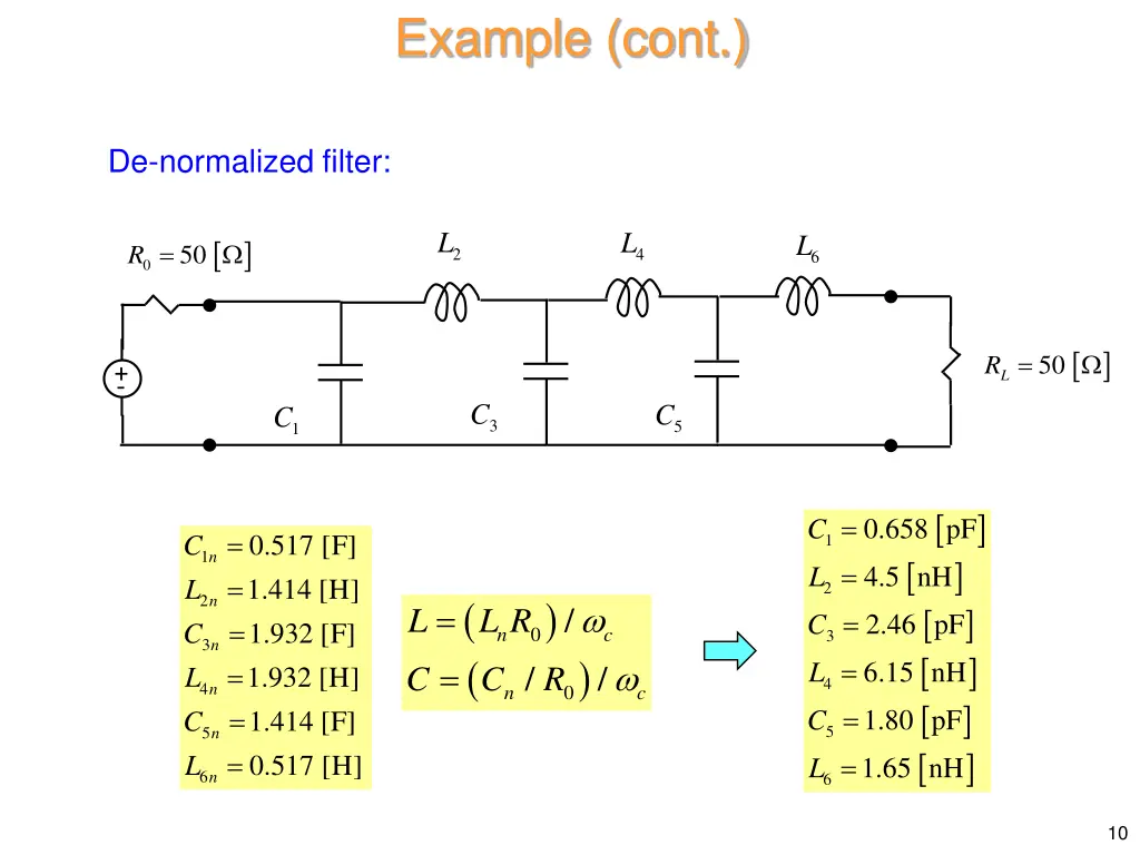 example cont