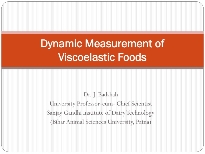 dynamic measurement of dynamic measurement