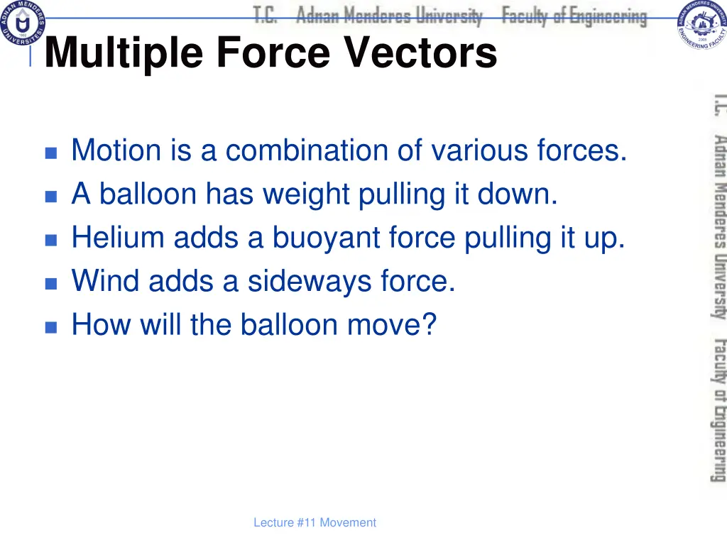 multiple force vectors