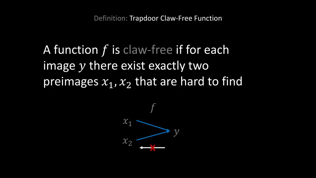 definition trapdoor claw free function