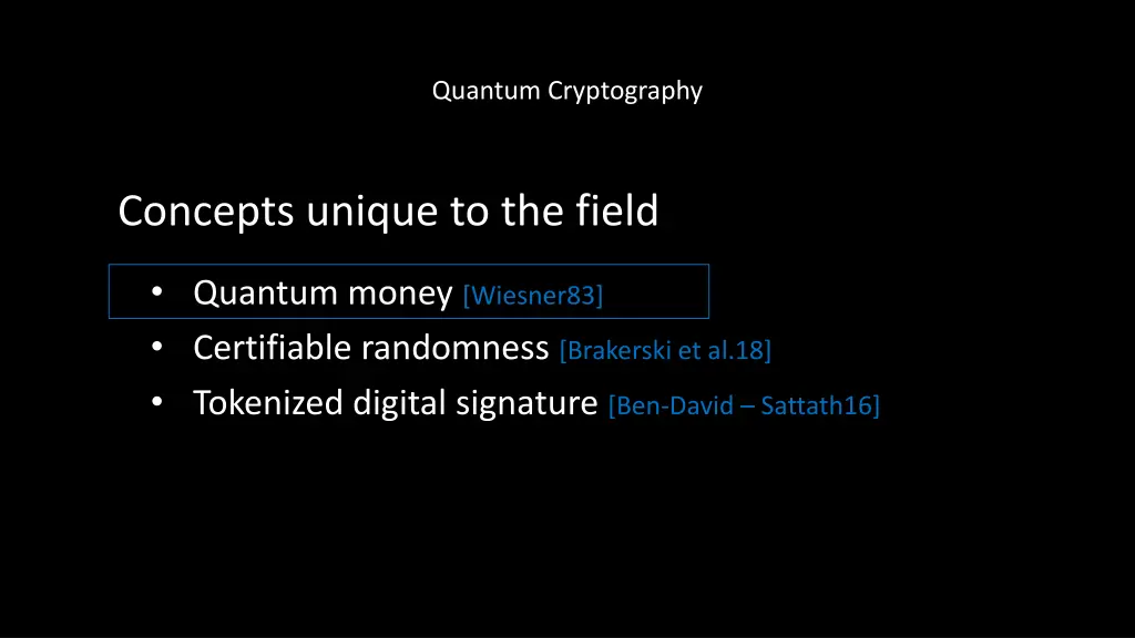 quantum cryptography 1