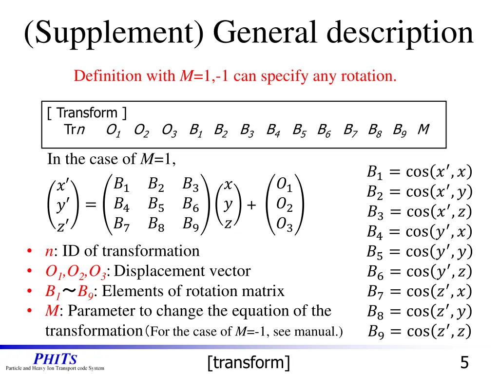 supplement general description