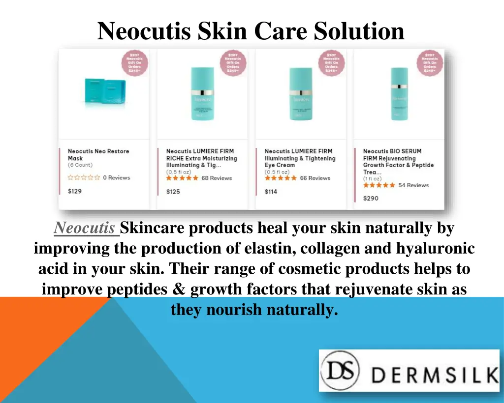 neocutis skin care solution