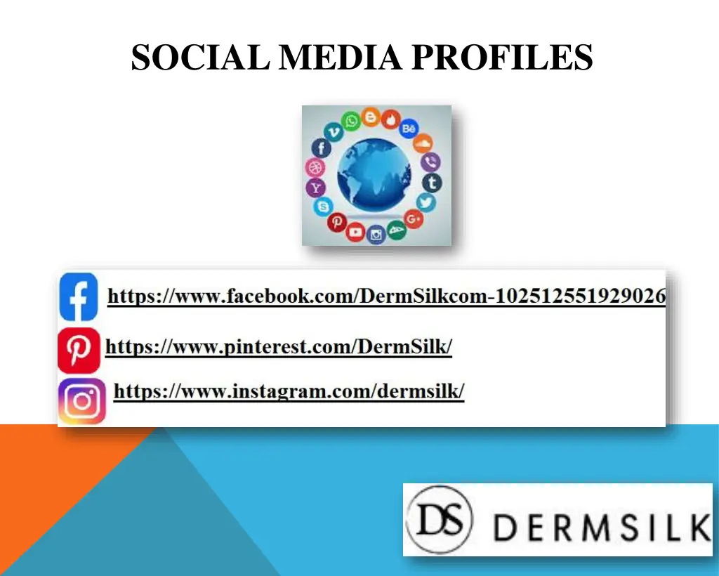 social media profiles