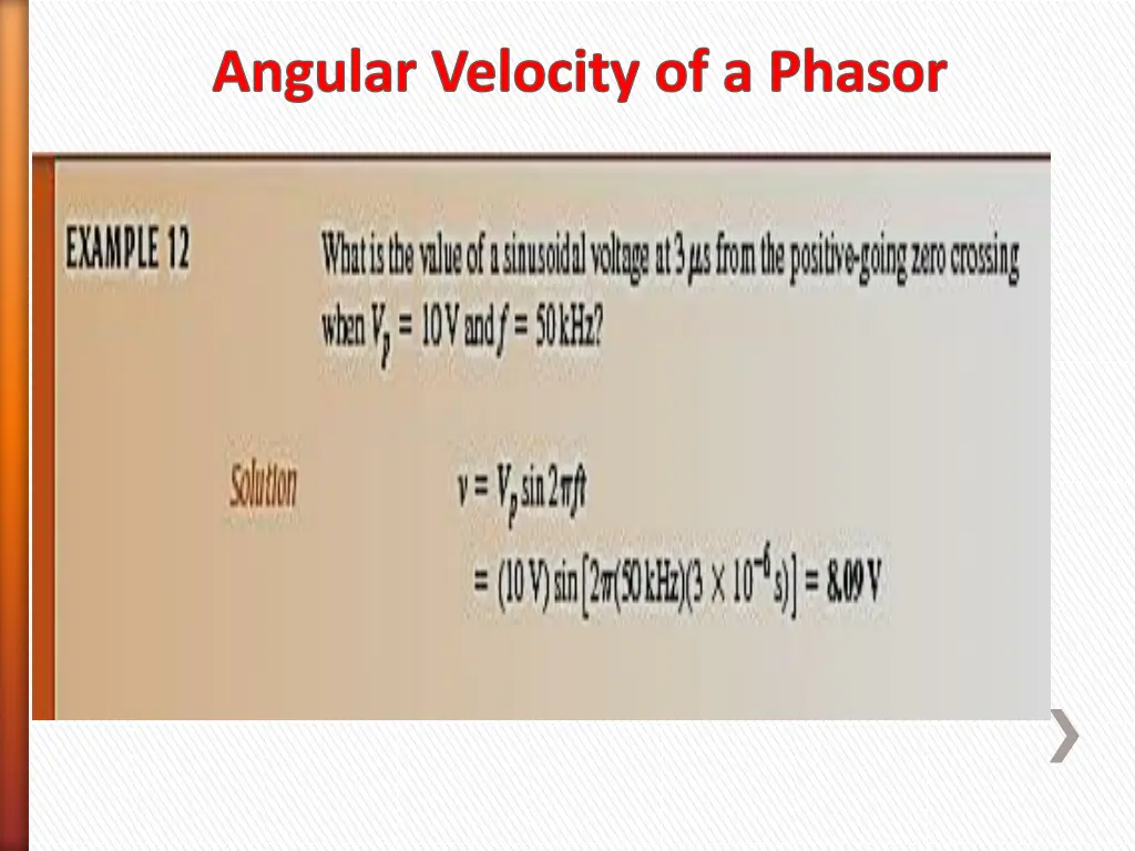 angular velocity of a phasor 2