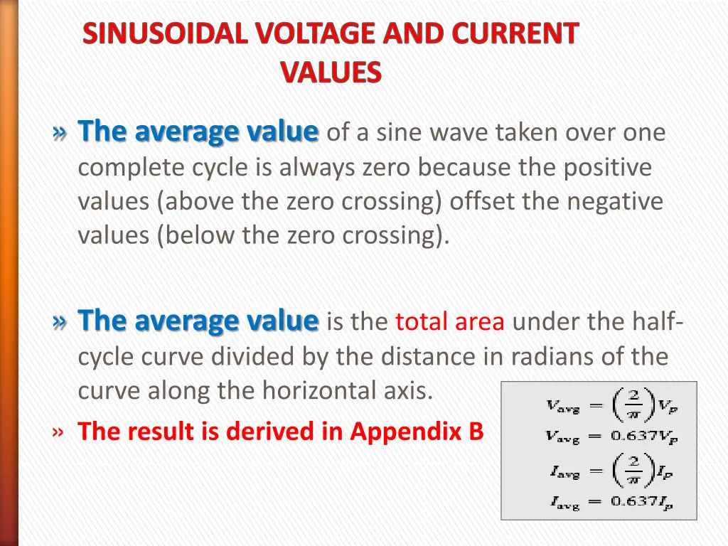 sinusoidal voltage and current values 4