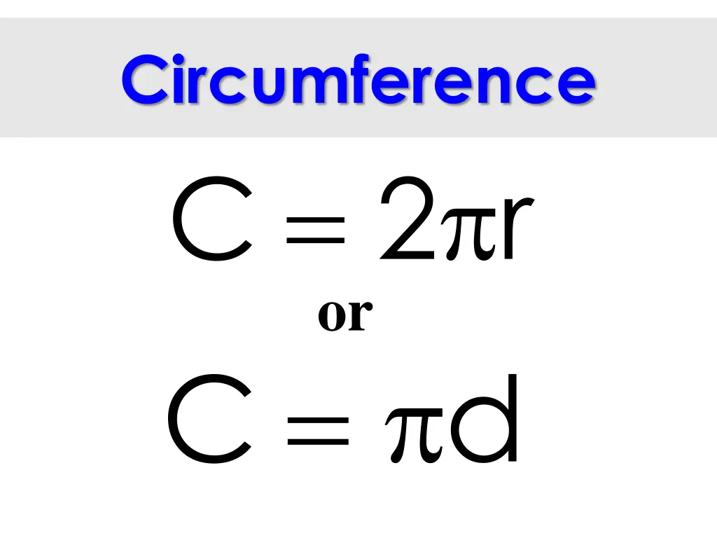 circumference