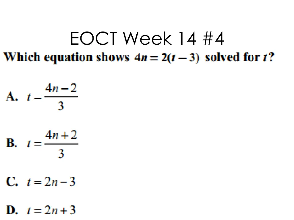 eoct week 14 4